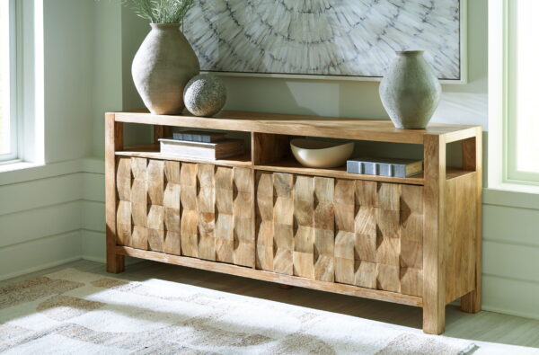 Hudwick - Natural Brown - Accent Cabinet - Image 3