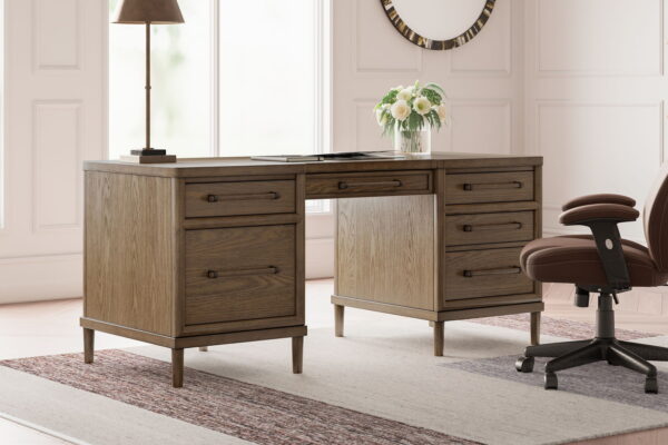 Roanhowe - Brown - Home Office Desk - Image 2