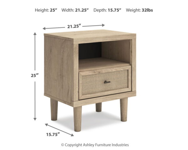 Cielden - Two-Tone - One Drawer Night Stand - Image 3