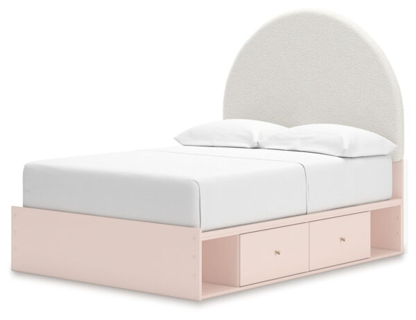 Wistenpine - Upholstered Panel Bed With Storage - Image 11