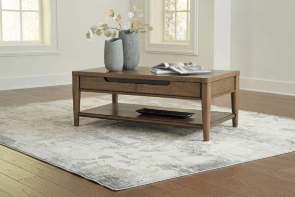 Roanhowe - Brown - Rectangular Cocktail Table - Image 3