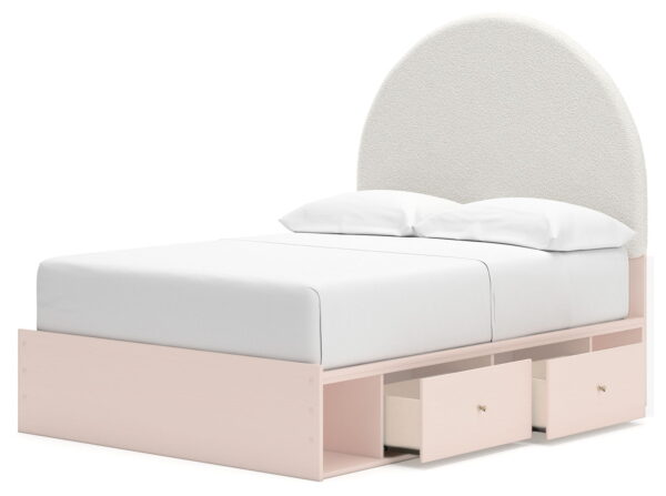 Wistenpine - Upholstered Panel Bed With Storage - Image 13
