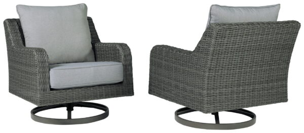 Elite Park - Gray - Swivel Lounge w/ Cushion - Image 2