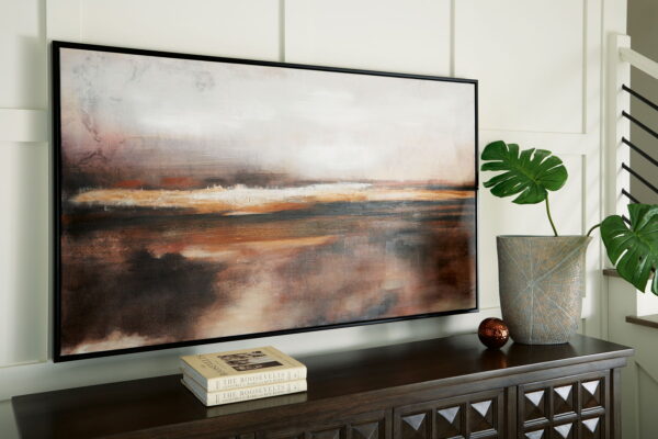 Drewland - Black / Brown / Orange - Wall Art - Image 2