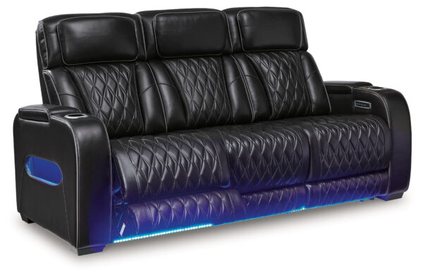 Boyington - Black - 2 Pc. - Power Reclining Sofa And Loveseat - Image 3