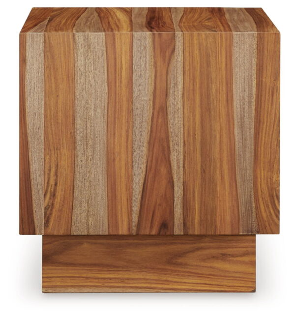 Dressonni - Brown - Square End Table - Image 4