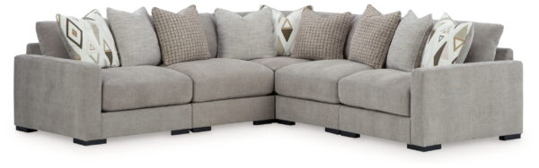 Aslan Court - Sectional With Ottoman Set - Image 7