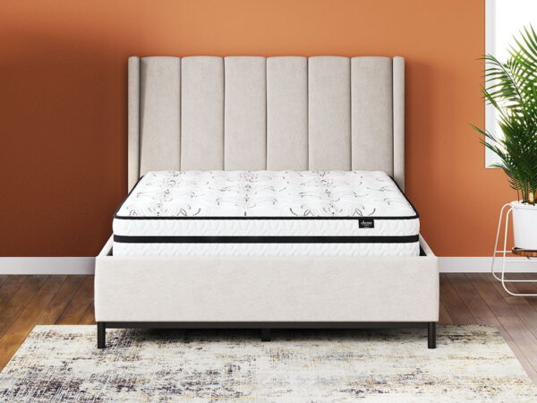 Chime 10 Inch Hybrid - White - 2 Pc. - Queen Mattress And Pillow - Image 2