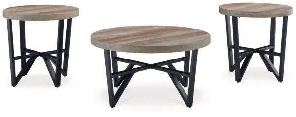 Deanlee - Grayish Brown / Black - Occasional Table Set (Set of 3) - Image 2