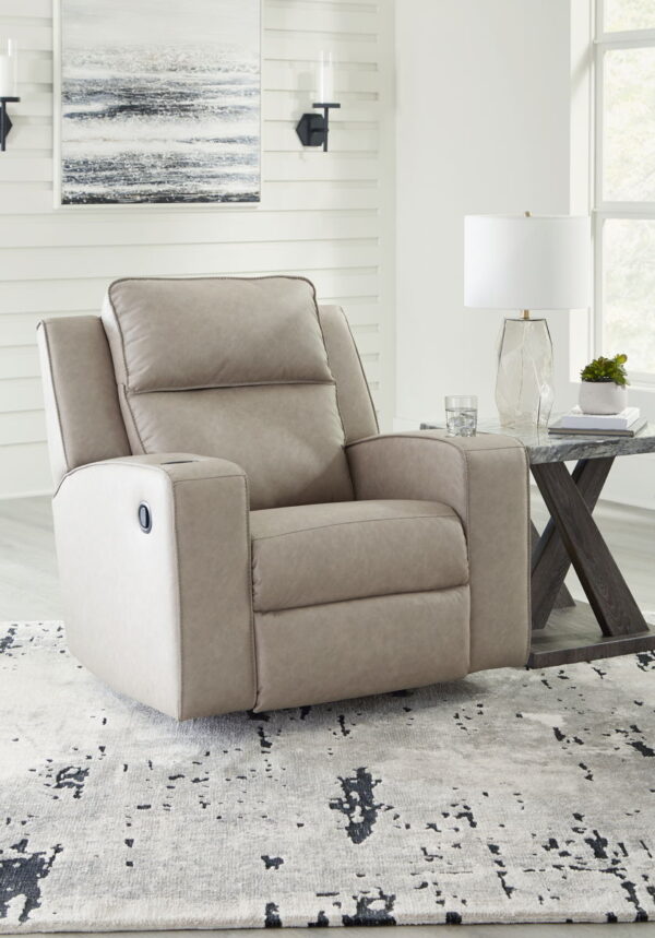 Lavenhorne - Pebble - Rocker Recliner - Image 3