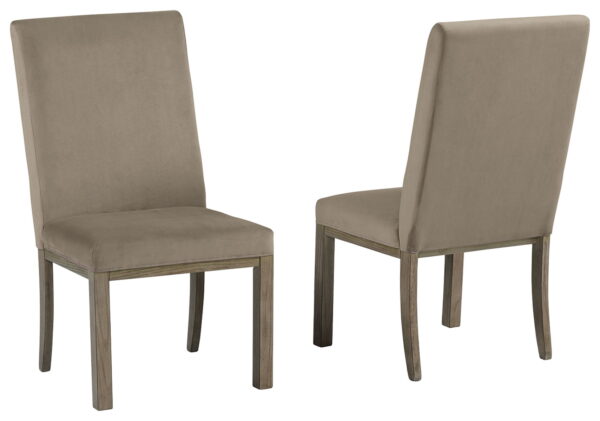 Chrestner - Gray / Brown - Dining UPH Side Chair (Set of 2) - Image 4