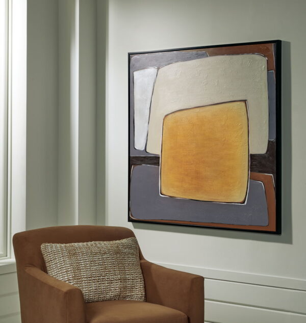 Actman - Cream / Brown / Gray - Wall Art - Image 3