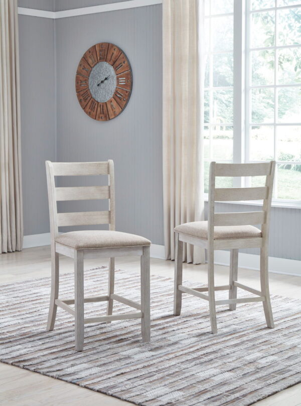 Skempton - White - Upholstered Barstool (Set of 2) - Image 4