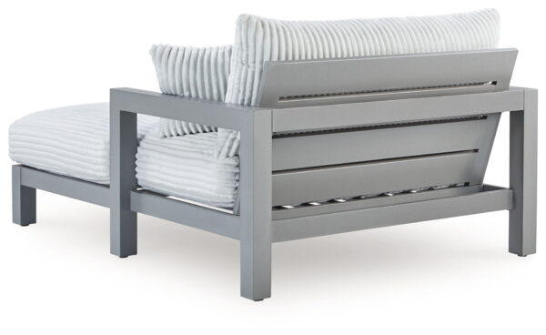 Hurley Park - Gray - Chaise Lounge With Cushion - Image 2
