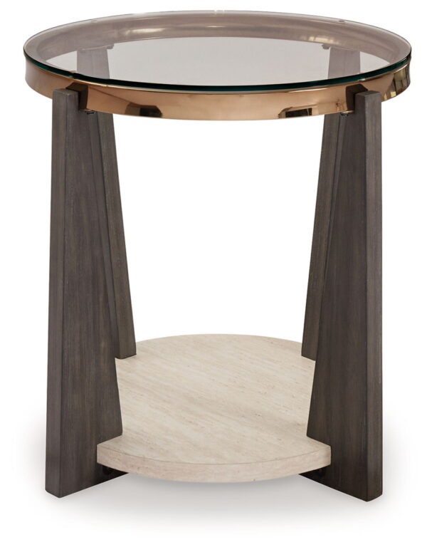 Frazwa - Multi - Round End Table - Image 4