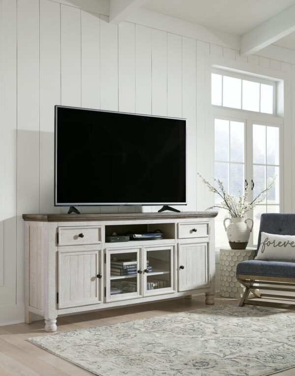 Havalance - Brown / Beige - Extra Large TV Stand - 4 Doors - Image 2
