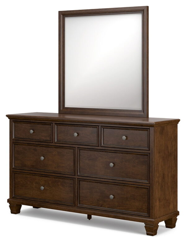 Danabrin - Brown - Dresser And Mirror - Image 3