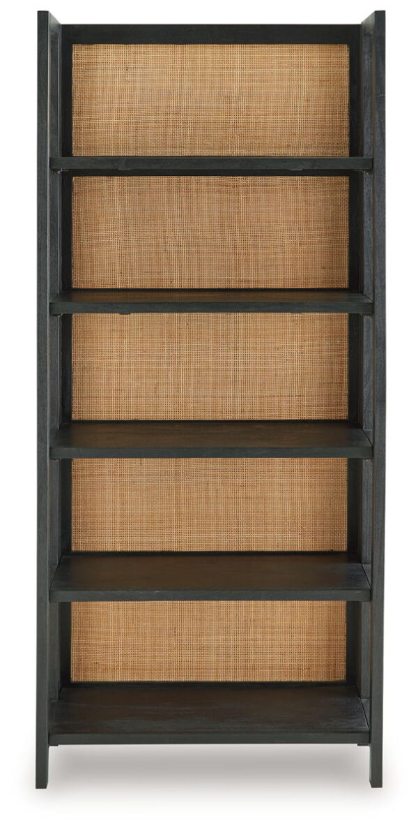 Abyard - Black / Natural - Bookcase - Image 2