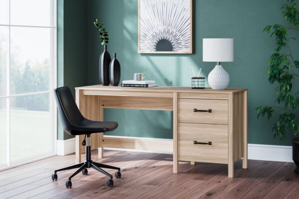 Battelle - Tan - Home Office Desk - Image 3