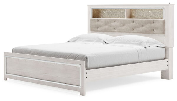 Altyra - White - King Bookcase Panel Bed - Image 2