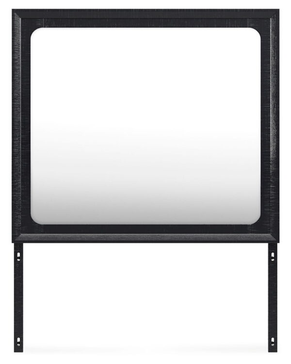 Londer - Black - Bedroom Mirror - Image 2
