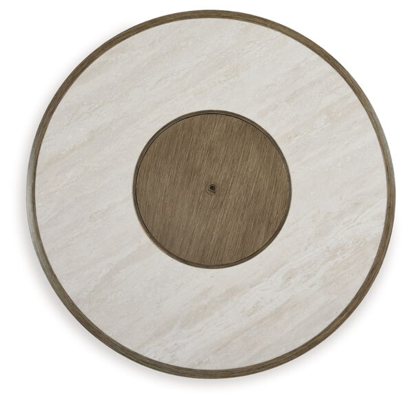 Rainier Ranch - Beige - Round Fire Pit Table - Image 4