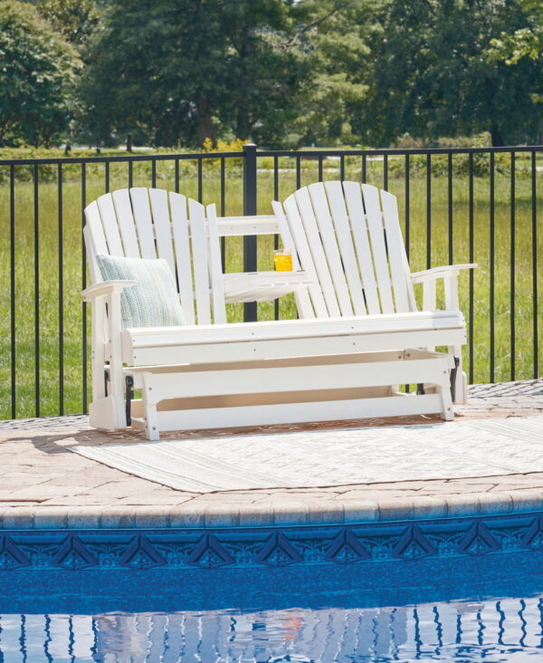 Hyland Wave - Glider Loveseat - Image 7