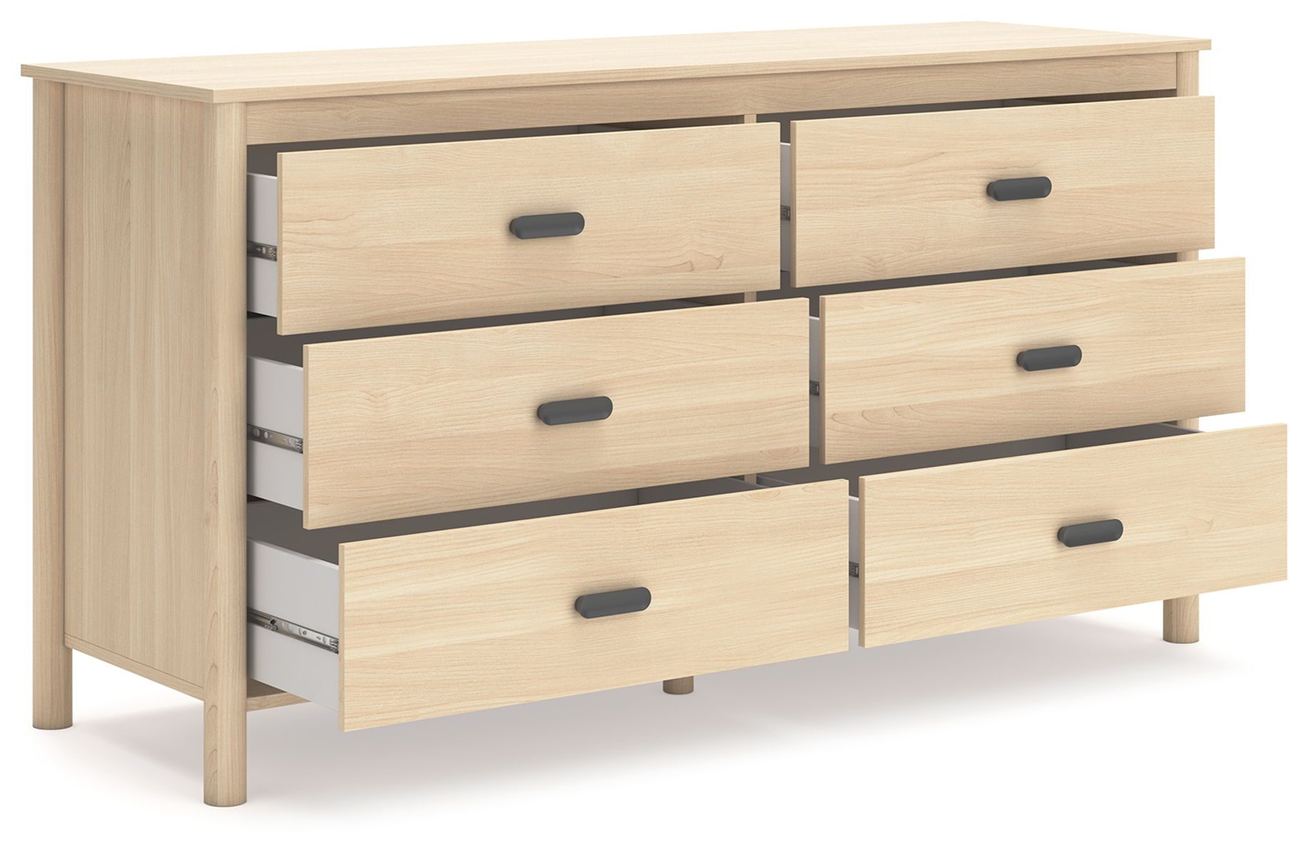 Cabinella - Tan - Six Drawer Dresser - Image 4
