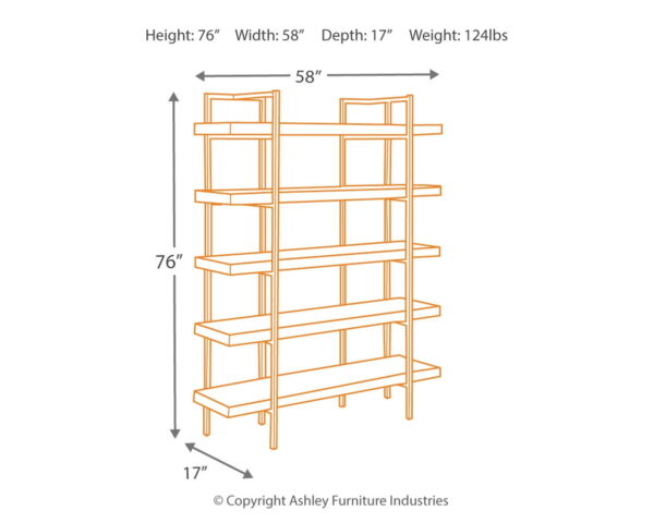 Starmore - Brown - Bookcase - Image 4