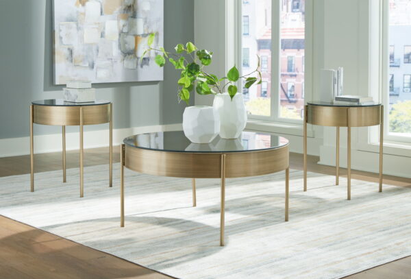 Jettaya - Brushed Brass - Occasional Table Set (Set of 3) - Image 3