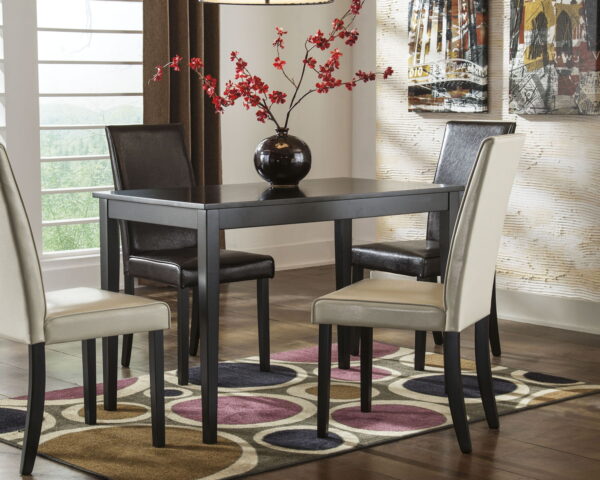 Kimonte - Dark Brown - Rectangular Dining Room Table - Image 2