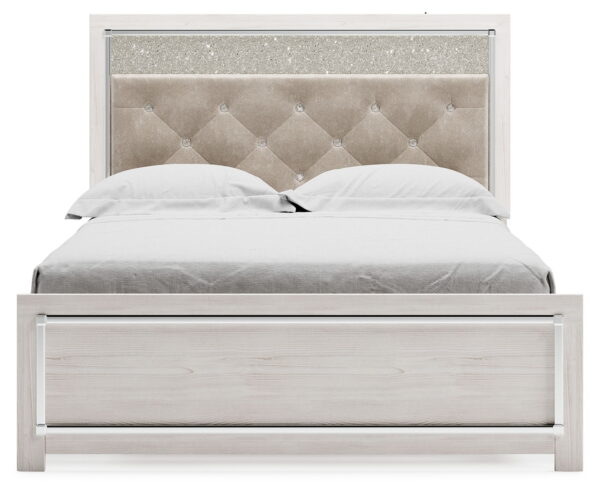 Altyra - White - Queen Panel Bed With Roll Slats - Image 3