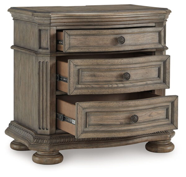 Ardenfield - Light Brown - Three Drawer Night Stand - Image 2