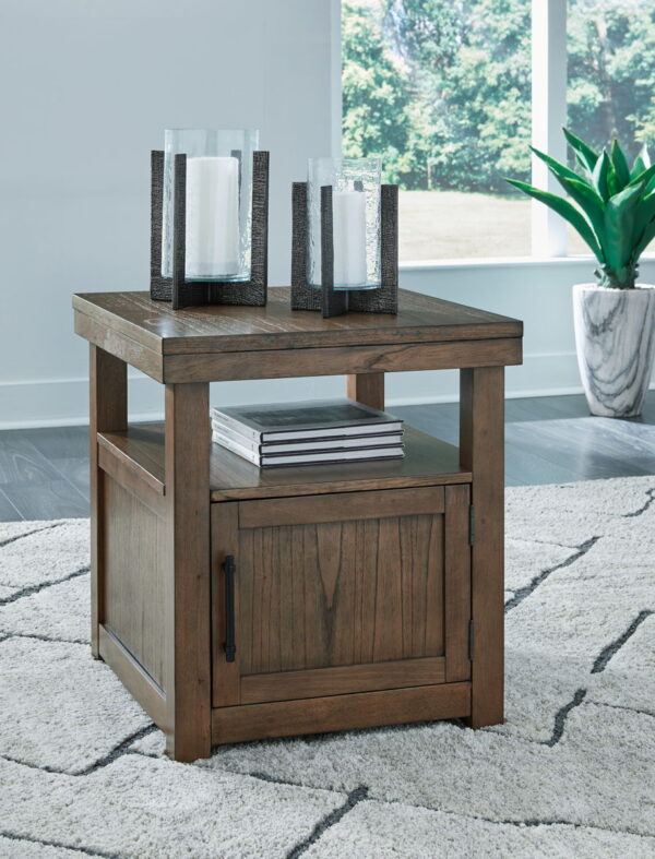Boardernest - Brown - Rectangular End Table - Image 4