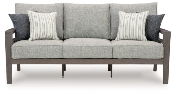 Hillside Barn - Gray / Brown - Sofa With Cushion - Image 4