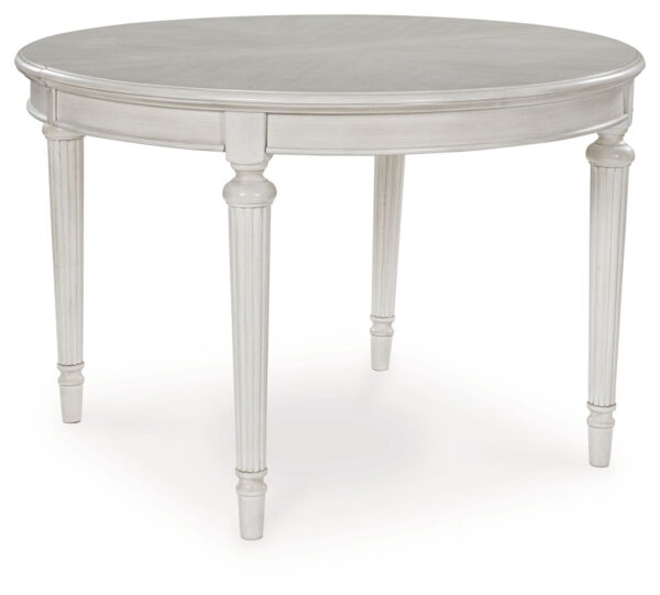 Montelaine - Antique White - Oval Dining Room Extension Table - Image 2