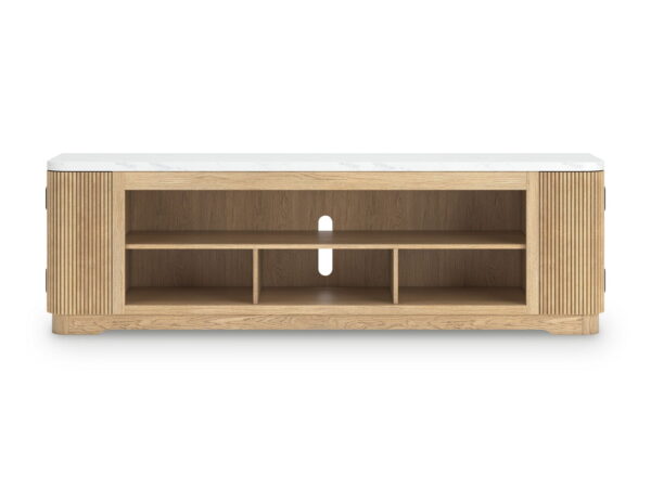 Camdill - Light Brown - XL TV Stand With Fireplace Option - Image 4
