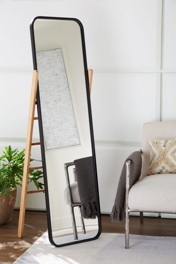 Bronick - Black / Brown - Floor Mirror - Image 4