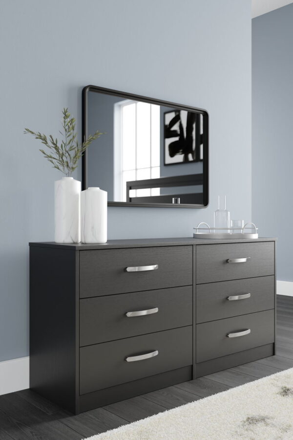 Finch - Black - Six Drawer Dresser - 29'' Height - Image 4