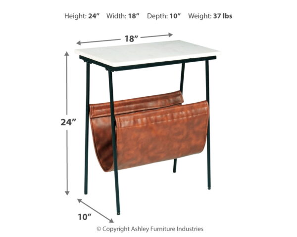 Etanbury - Brown / Black / White - Accent Table - Image 2