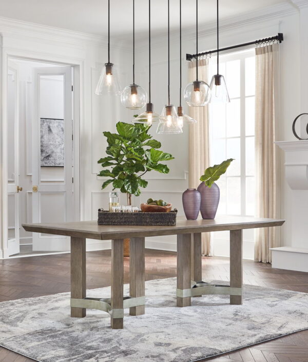 Chrestner - Gray - Rectangular Dining Room Table - Image 2
