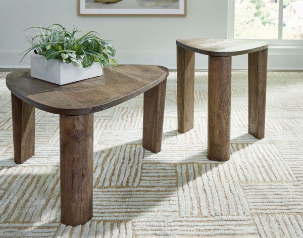 Reidport - Grayish Brown - Accent Cocktail Table Set (Set of 2) - Image 4