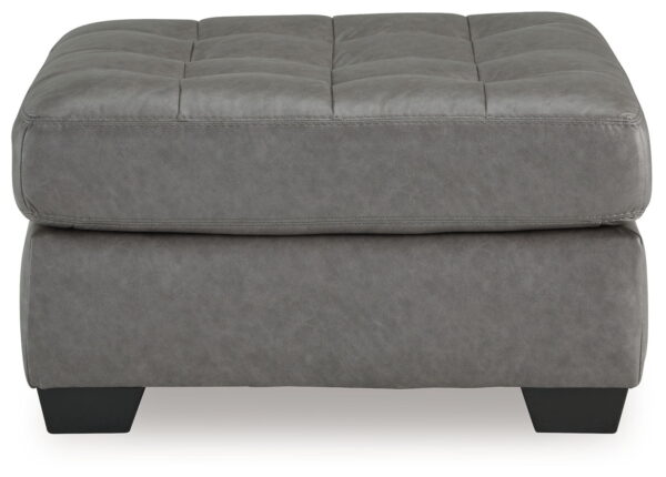 Clairette Court - Alloy - Oversized Accent Ottoman - Image 4