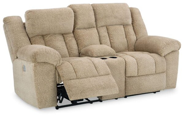 Tip-off - Power Reclining Loveseat With Console / Adj Headrest - Image 7