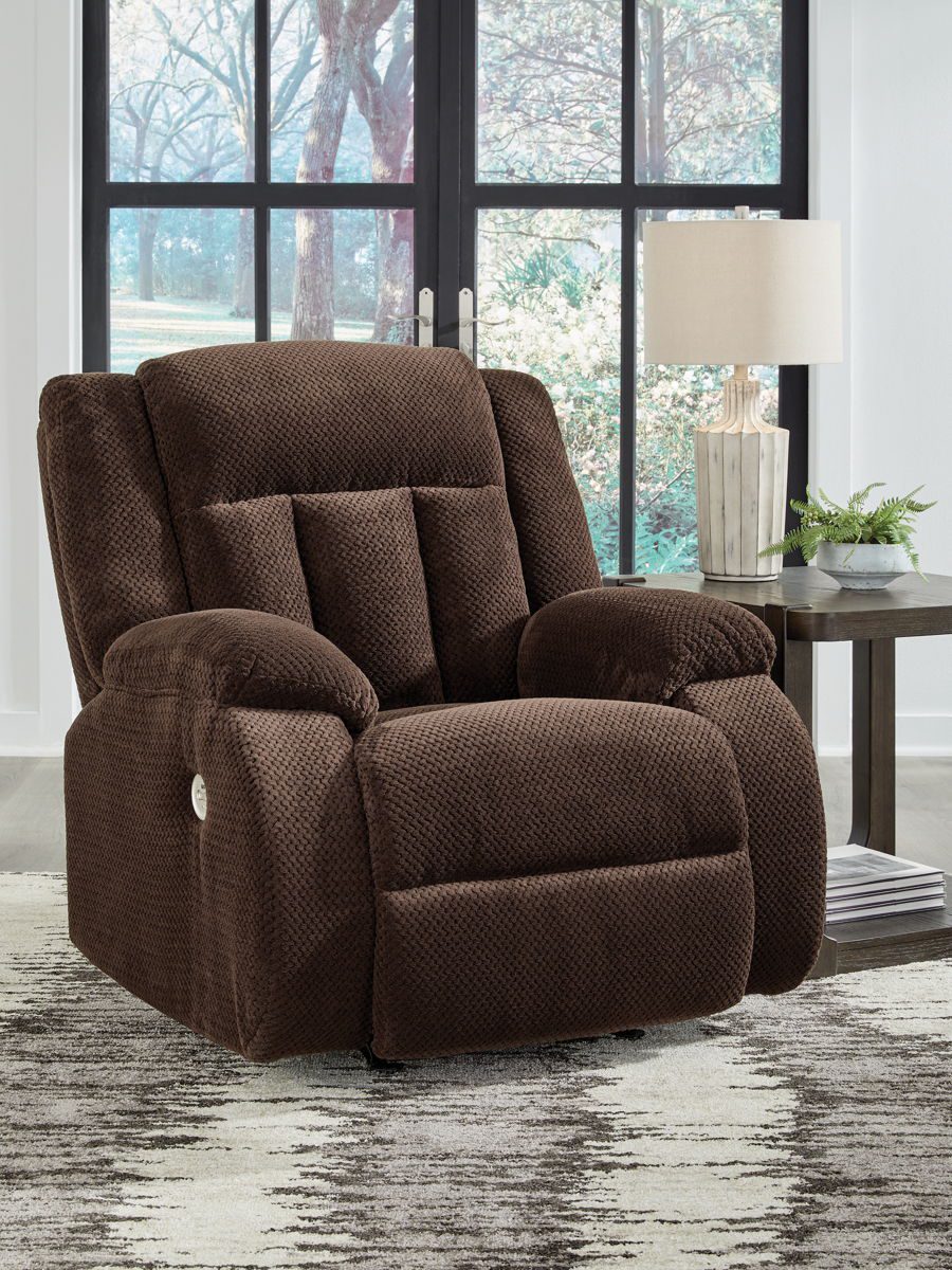 Free Wake - Chocolate - Power Rocker Recliner - Image 2