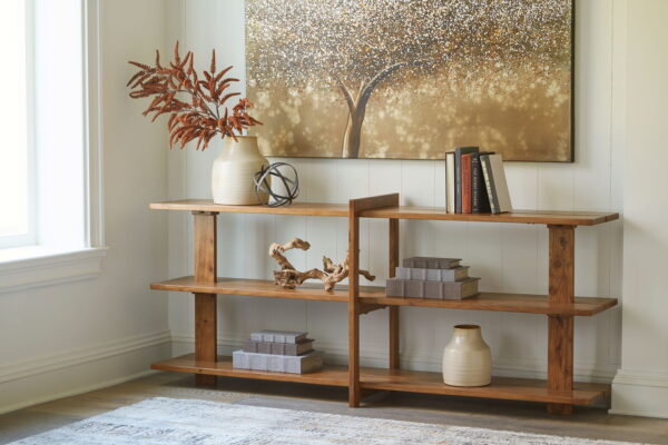 Fayemour - Brown - Console Sofa Table - Image 2