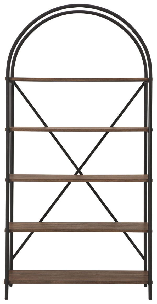 Galtbury - Brown / Black - Bookcase - Image 4