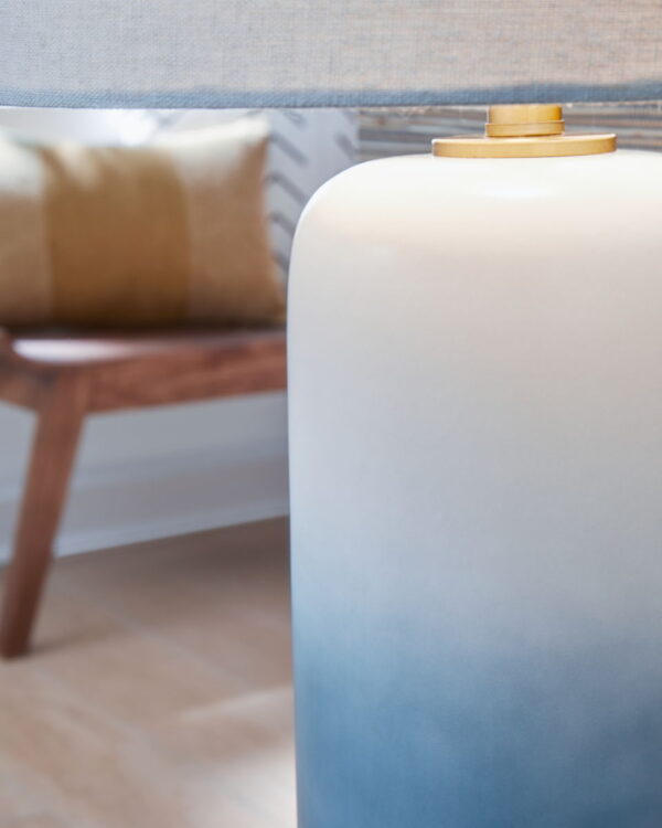 Lemrich - White - Ceramic Table Lamp - Image 2