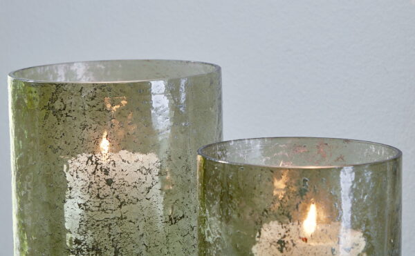 Clarkton - Green - Candle Holder Set (Set of 2) - Image 4
