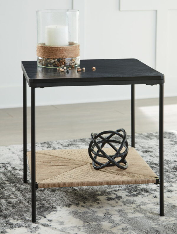 Minrich - Black / Natural - Accent Table - Image 3